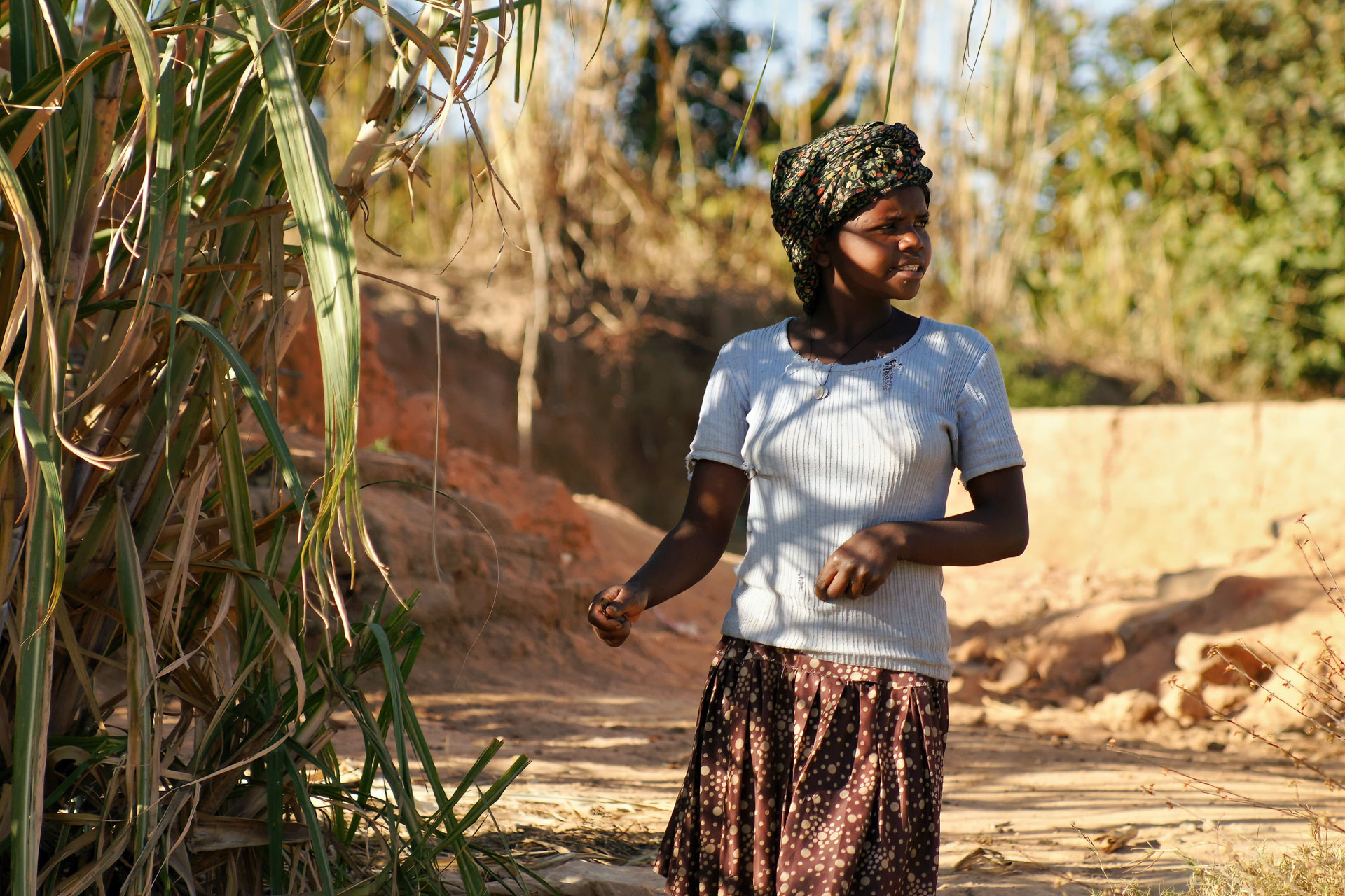 Dorf am Ufer des Itasy-Sees